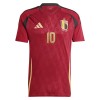 Maillot de Supporter Belgique Lukaku 10 Domicile Euro 2024 Pour Homme